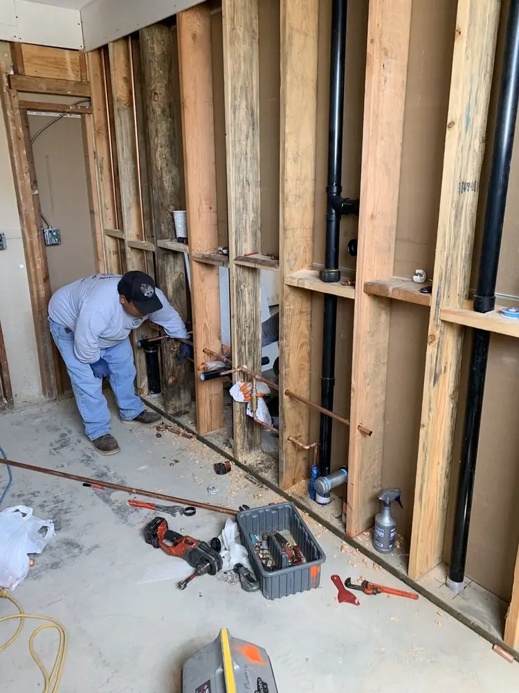 Commercial rough-in plumbing for Water Heater Replacement in Emigrant Gap